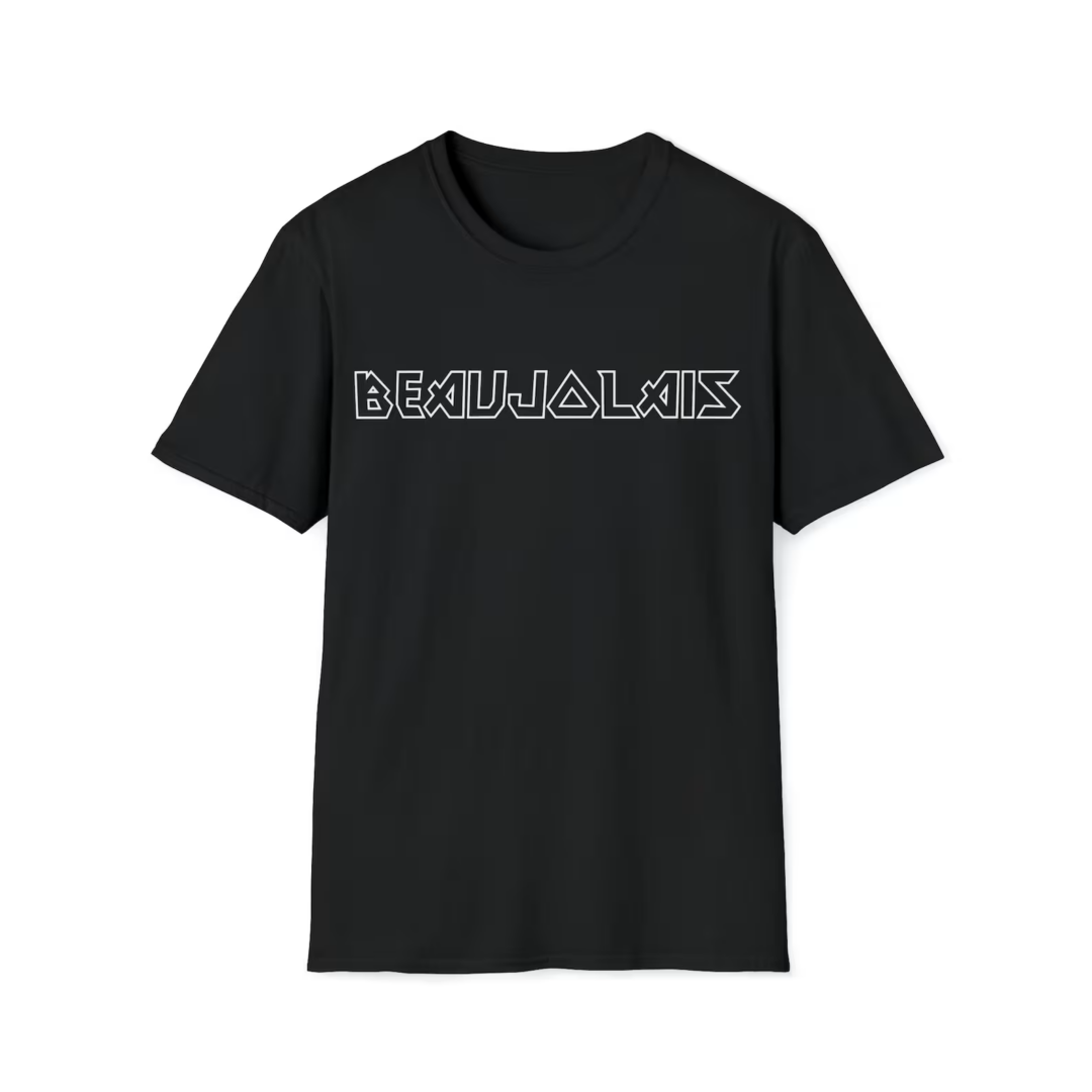 Beaujolais heavy metal shirt