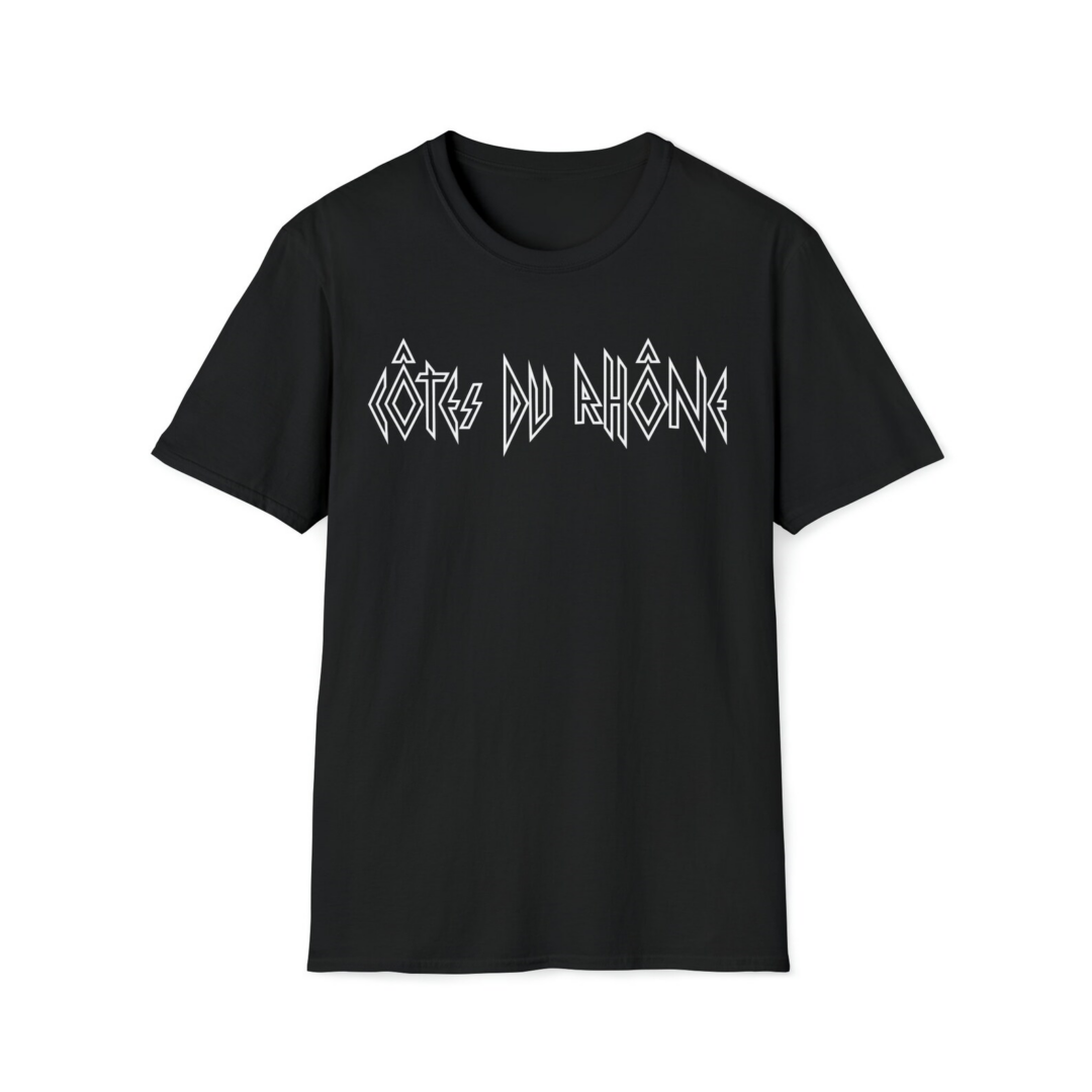 Cotes du Rhone heavy metal shirt